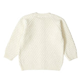 Patique Desenli Hırka Ekru